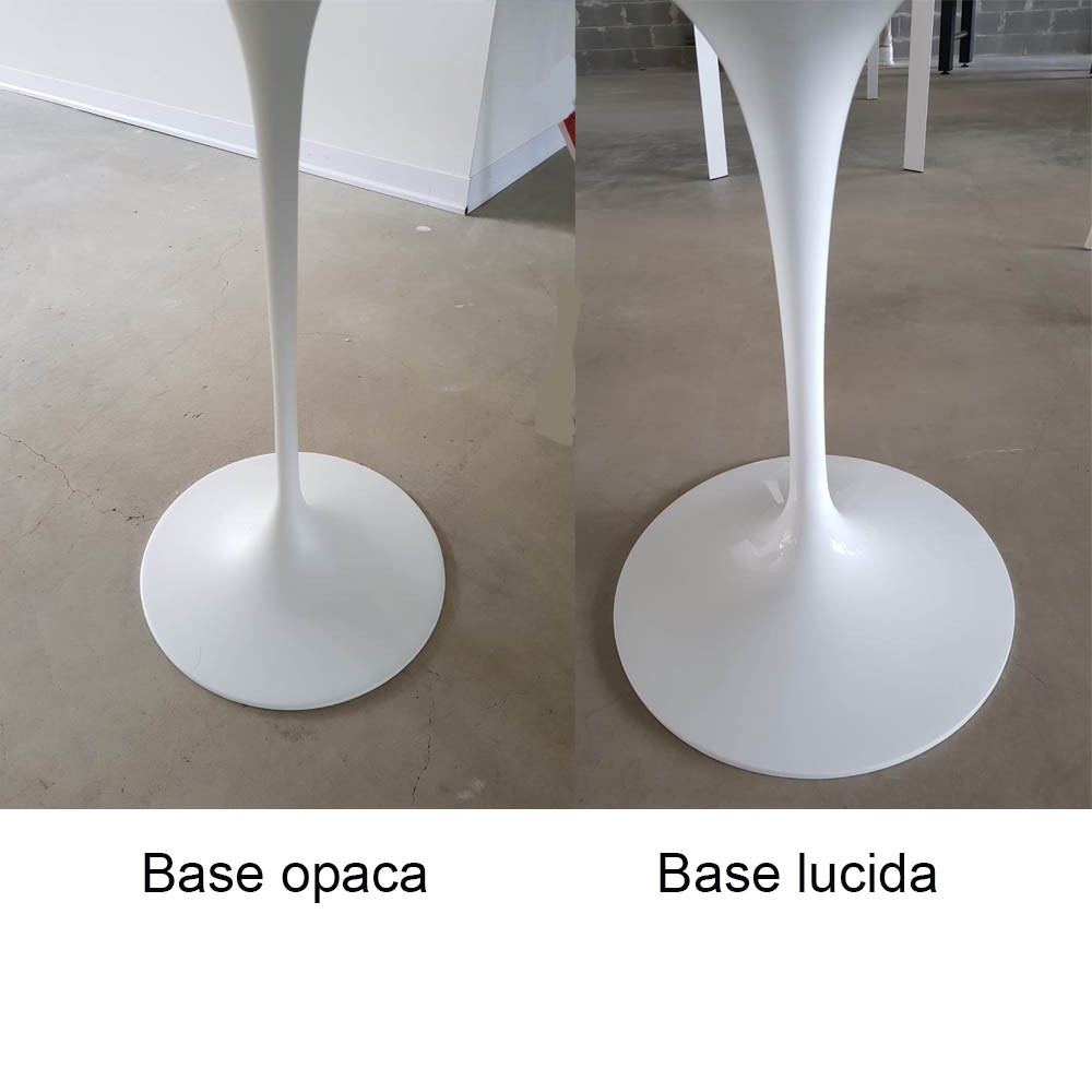 Tulip outdoor table with ultra-resistant ceramic top